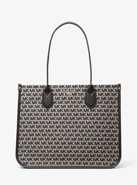 Heidi Large Logo Jacquard Tote Bag 